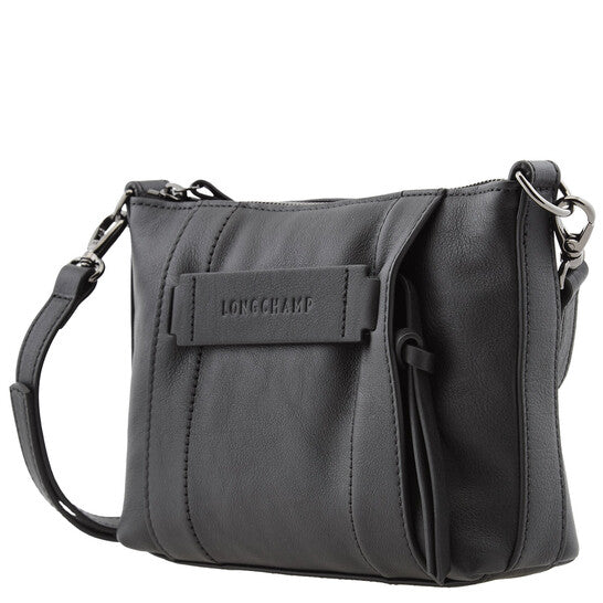 3D S Crossbody Bag in Black