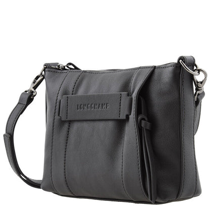 3D S Crossbody Bag in Black