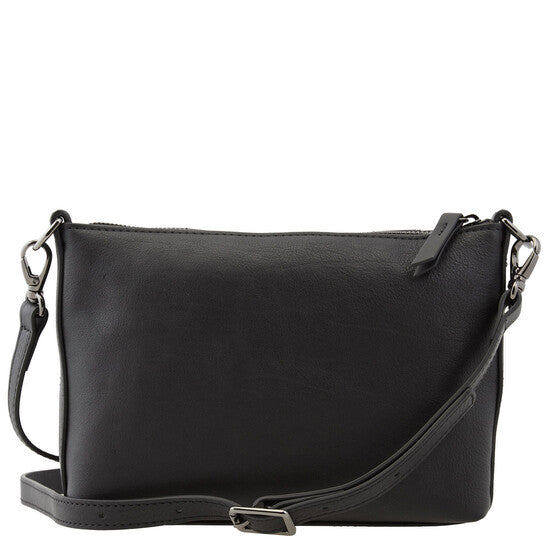 3D S Crossbody Bag in Black
