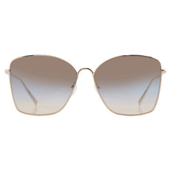 Blue Grey Gradient1 Butterfly Sunglasses