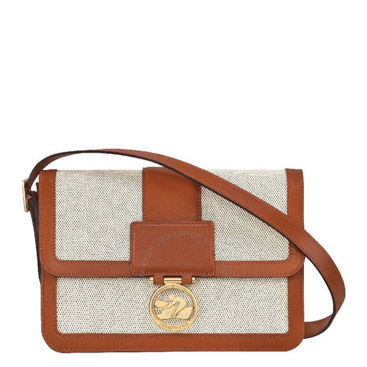 Longchamp, Box-Trot M Canvas Crossbody Bag