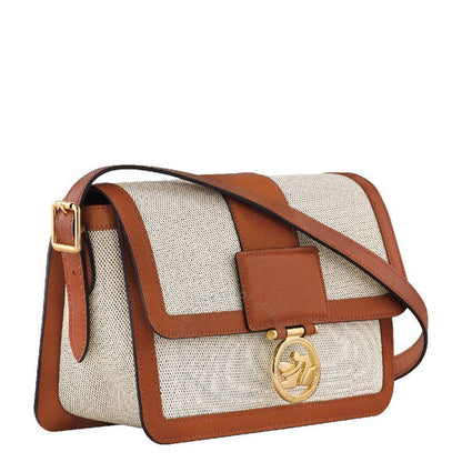 Longchamp, Box-Trot M Canvas Crossbody Bag