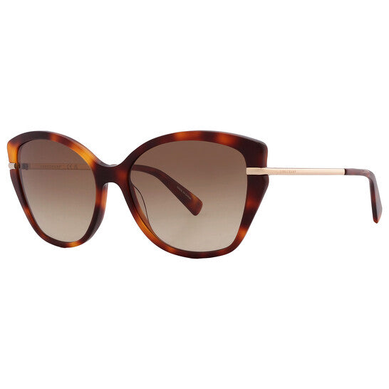 Brown Gradient Butterfly Ladies Sunglasses