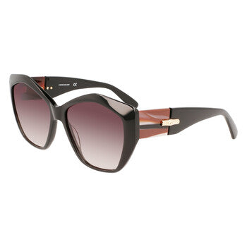Brown Gradient Butterfly Ladies Sunglasses