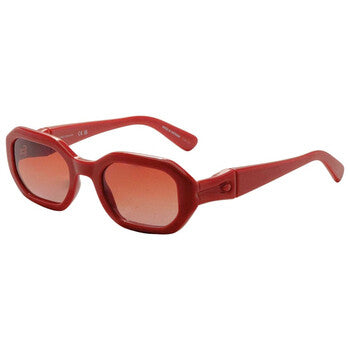 Brown Gradient Geometric Ladies Sunglasses