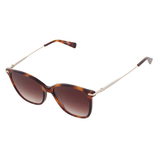 Brown Gradient Square Ladies Sunglasses