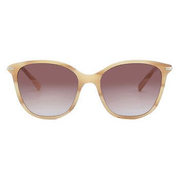Brown Gradient Square Ladies Sunglasses