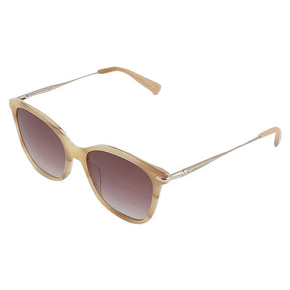 Brown Gradient Square Ladies Sunglasses
