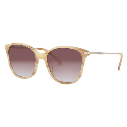 Brown Gradient Square Ladies Sunglasses