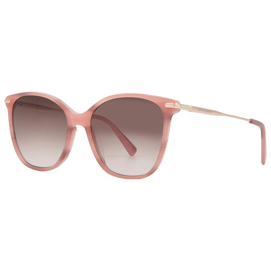 Brown Gradient Square Ladies Sunglasses