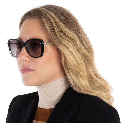 Grey Gradient Butterfly Ladies Sunglasses