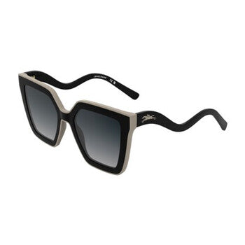 Grey Gradient Irregular Ladies Sunglasses