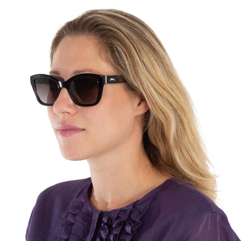 Grey Gradient Square Ladies Sunglasses