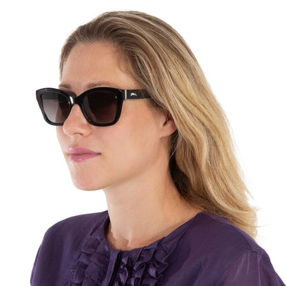 Grey Gradient Square Ladies Sunglasses