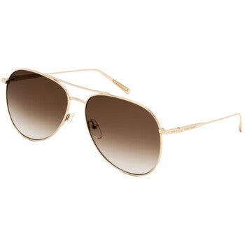 Brown Gradient Pilot Ladies Sunglasses
