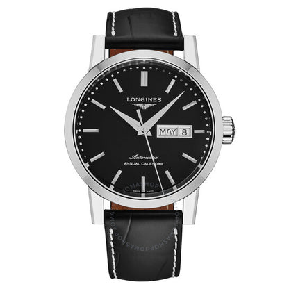 ساعة لونجين ١٨٣٢ أوتوماتيكية كرونومتر للرجال بمينا أسود