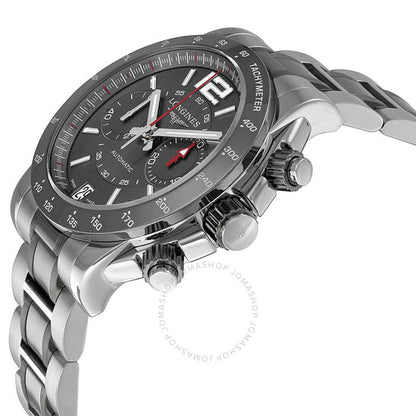 لونجين، ساعة أدميرال كرونوغراف أوتوماتيكية للرجال بمينا رمادي