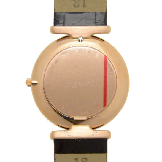 ساعة لونجين أغاسيز كوارتز بمينا بيضاء للسيدات