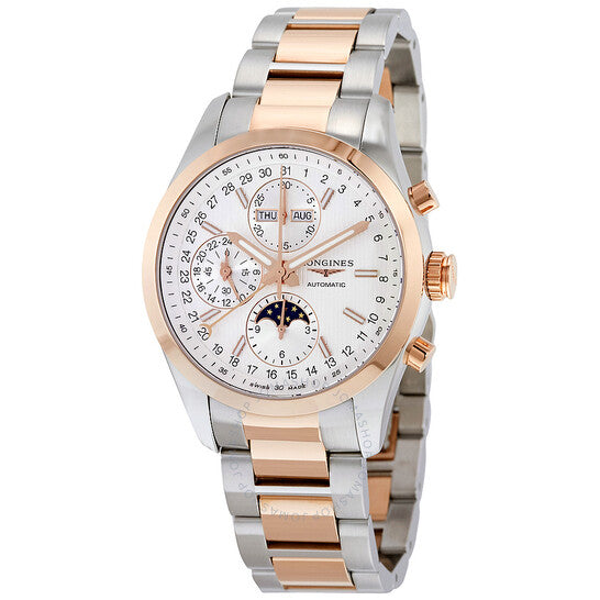 Longines, Classic Conquest Chronograph Silver Dial Men's Watch L27985727