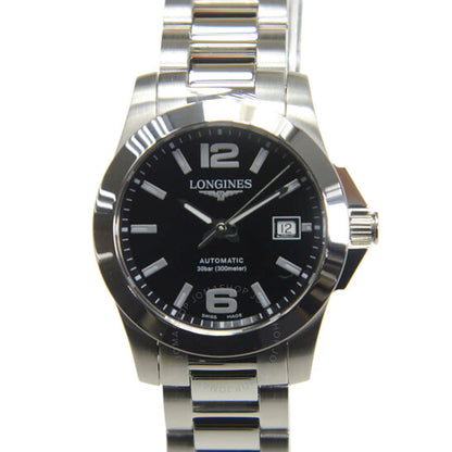 Longines, Conquest Automatic Black Dial Ladies Watch