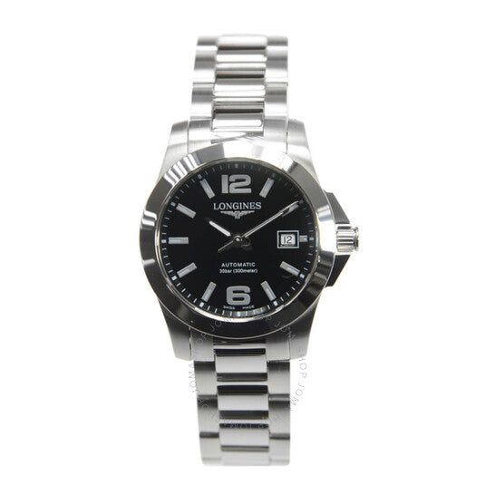 Longines, Conquest Automatic Black Dial Ladies Watch