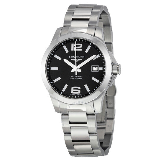 Longines, Conquest Automatic Black Dial Men's Watch