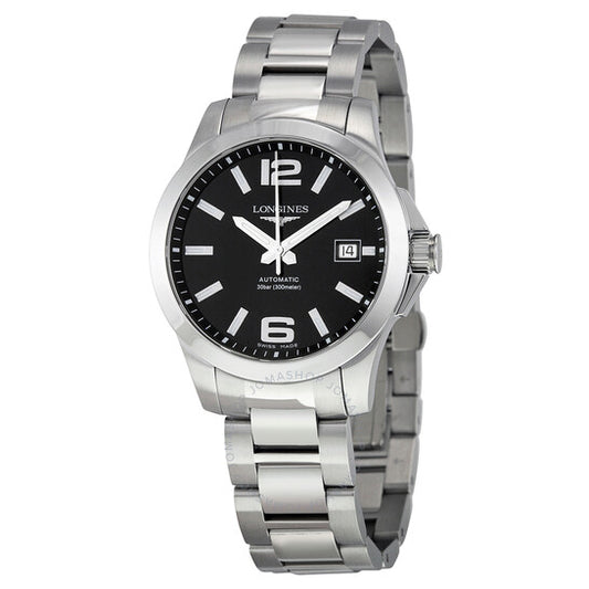 Longines, Conquest Automatic Black Dial Men's Watch