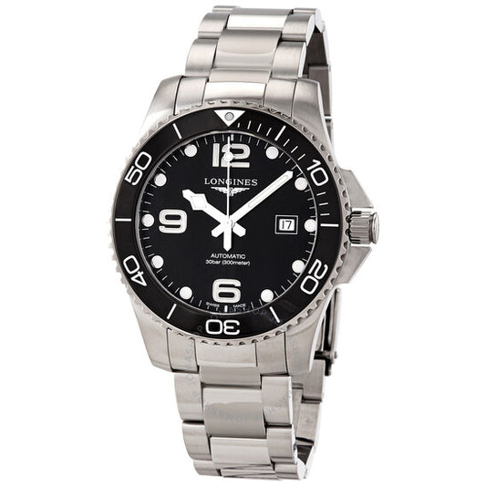 Longines, Conquest Automatic Black Dial Men's 43 mm Watch