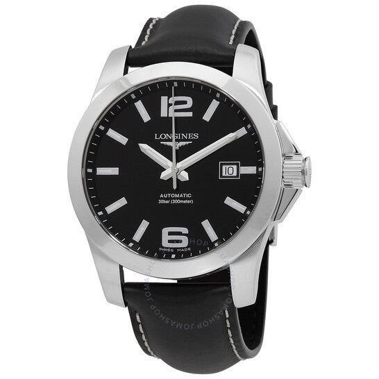 Longines, Conquest Automatic Black Dial Men's Watch