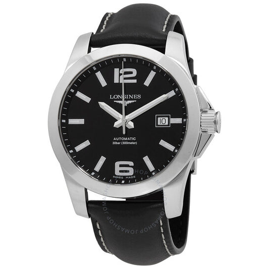 Longines, Conquest Automatic Black Dial Men's Watch