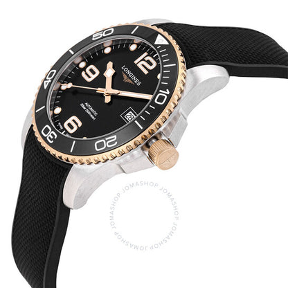 لونجين كونكويست ساعة رجالية أوتوماتيكية بمينا أسود