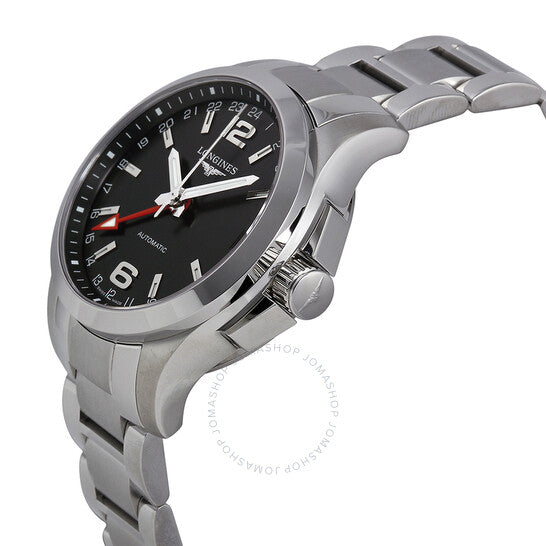 لونجين كونكويست ساعة رجالية أوتوماتيكية بمينا أسود