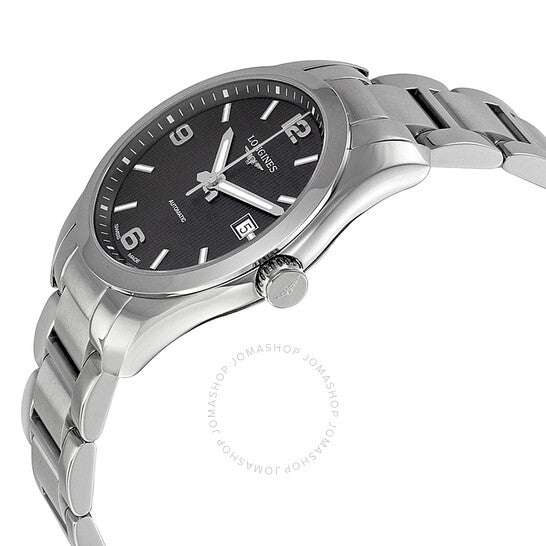 لونجين كونكويست ساعة رجالية أوتوماتيكية بمينا أسود