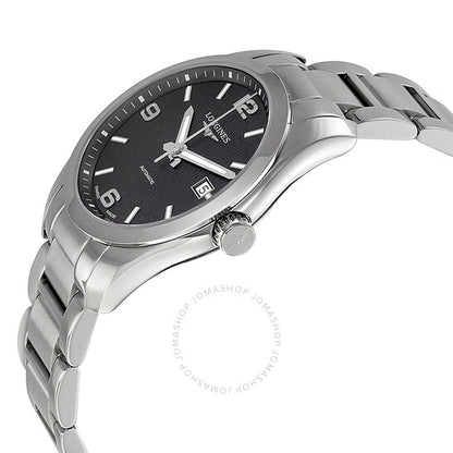 لونجين كونكويست ساعة رجالية أوتوماتيكية بمينا أسود