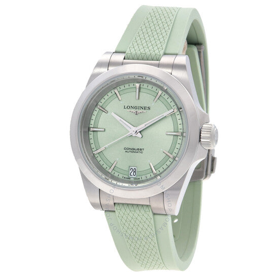 لونجين، ساعة كونكويست أوتوماتيكية بمينا أخضر للسيدات