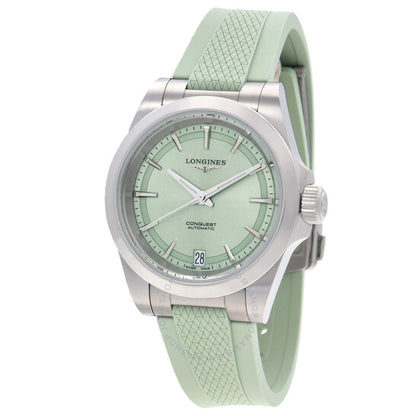 لونجين، ساعة كونكويست أوتوماتيكية بمينا أخضر للسيدات