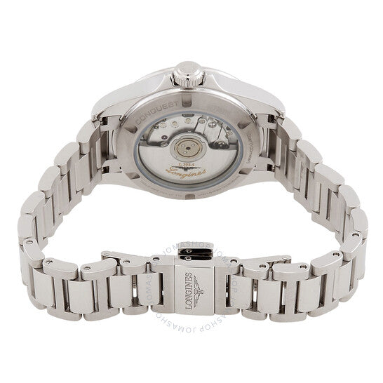 لونجين، ساعة كونكويست أوتوماتيكية بمينا فضي للسيدات