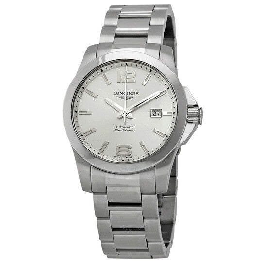 Longines, Conquest Automatic Silver Dial 41mm Men's Watch