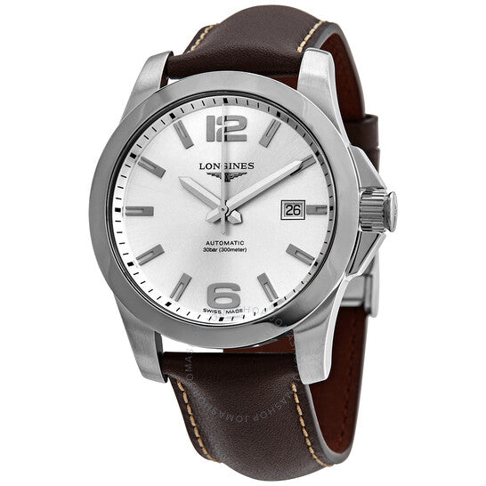 Longines, Conquest Automatic Silver Dial Men's Watch