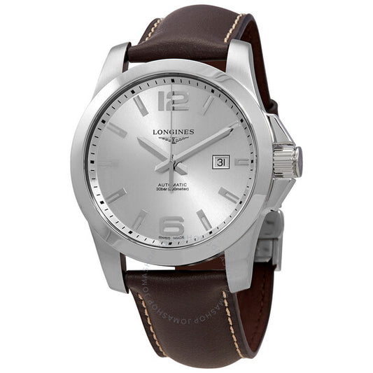 Longines, Conquest Automatic Silver Dial Men's Watch