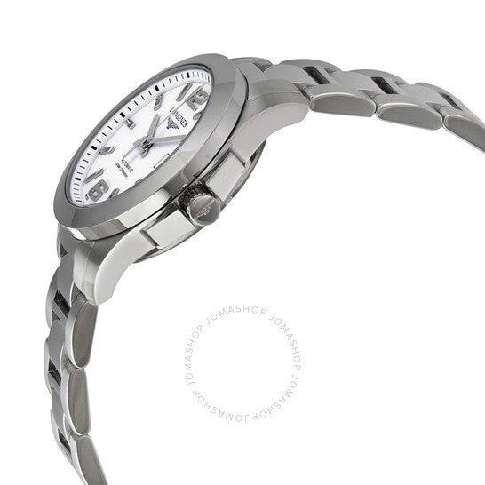 Longines, Conquest Automatic White Dial Stainless Steel Ladies Watch