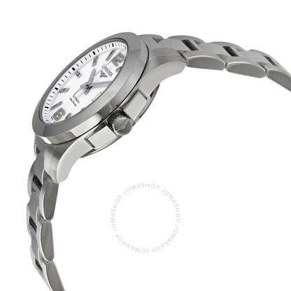 Longines, Conquest Automatic White Dial Stainless Steel Ladies Watch