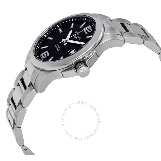 Longines, Conquest Black Dial Automatic Men's 41mm Watch