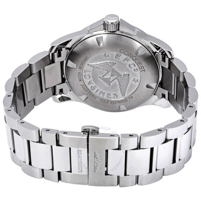 Longines, Conquest Black Dial Automatic Men's 41mm Watch