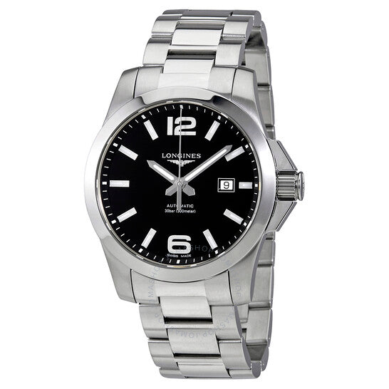 Longines, Conquest Automatic Black Dial Men's 43mm Watch
