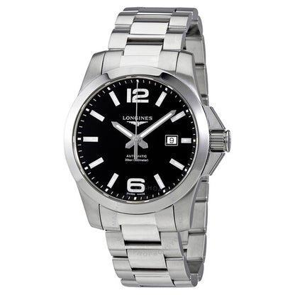 Longines, Conquest Automatic Black Dial Men's 43mm Watch