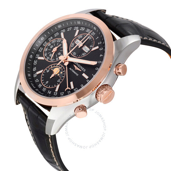 Longines, Conquest Black Dial Chronograph Automatic Men's Watch L27985523