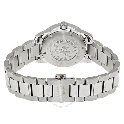 Longines, Conquest Black Dial Diamond Ladies Watch