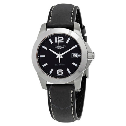 Longines, Conquest Black Dial Ladies Watch