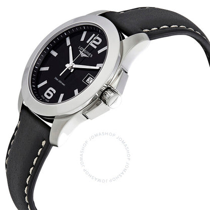 Longines, Conquest Black Dial Ladies Watch
